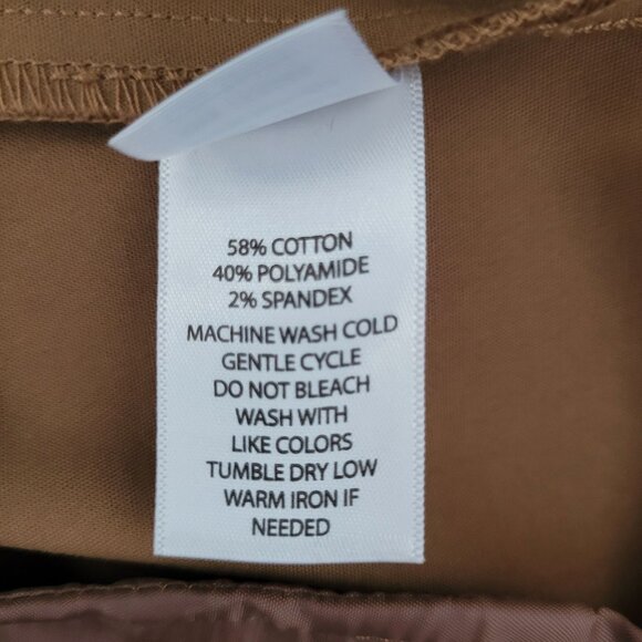 Ecru Slim Bootcut Trouser Pants Womens Size 4 Tan Career NWOT - Picture 7 of 7